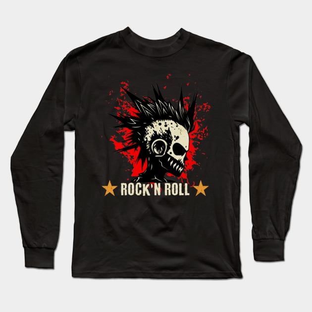 skull a2 Long Sleeve T-Shirt by fajarbaru